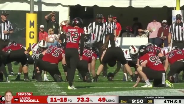 Fake Field Goal, Camellia Bowl